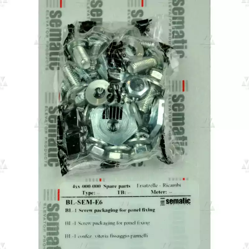 BL-SEM-E6 | 1 X SCREWS PACKAGING FOR PANELS FIXING BL-SEM-E6 | 1 X SCREWS PACKAGING FOR PANELS FIXING