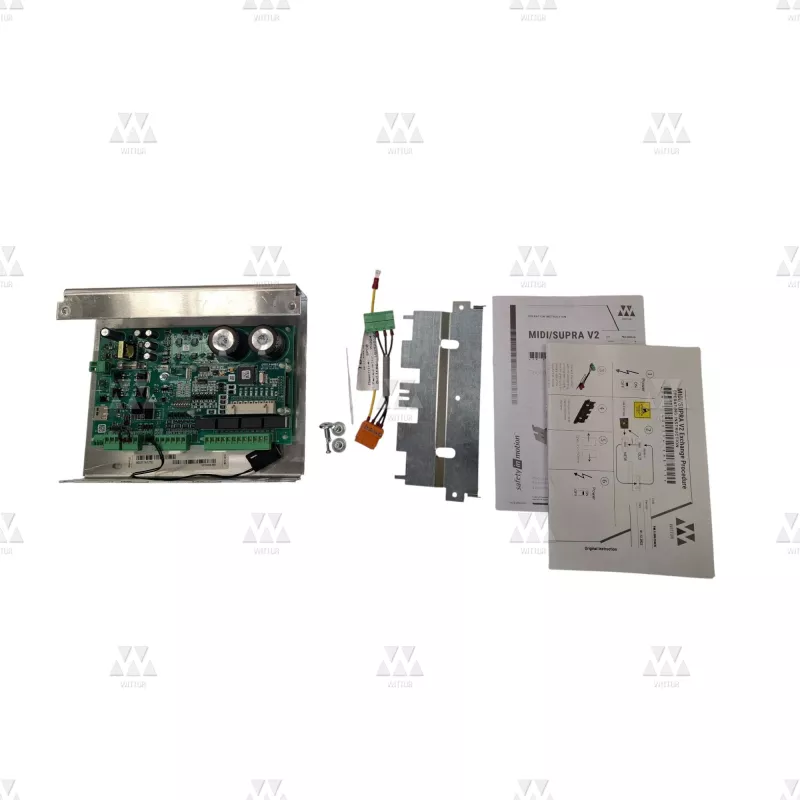 1093118A03TE | ZESTAW CZĘŚCI ZAMIENNYCH MIDI/SUPRA V2 (PŁYTA MIDI/SUPRA V2 + ADAPTER + OSŁONA KABLA). JEDNOSTKA ELEKTRONICZNA OTIS 3 WIRE