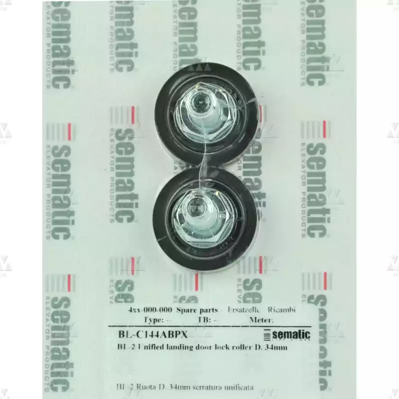BL-C144ABPX | 2 X UNIFIED LANDING DOOR LOCK ROLLER

 D.34MM (EXTERNAL)

